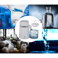 Gedestilleerd Watermachine, 4L Capaciteit, 750W Vermogen, Roestvrij staal