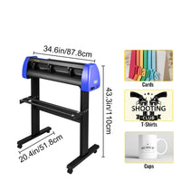 Vinyl Cutting Plotter - 28 Inch, 20 Cutting Blades, LCD Screen