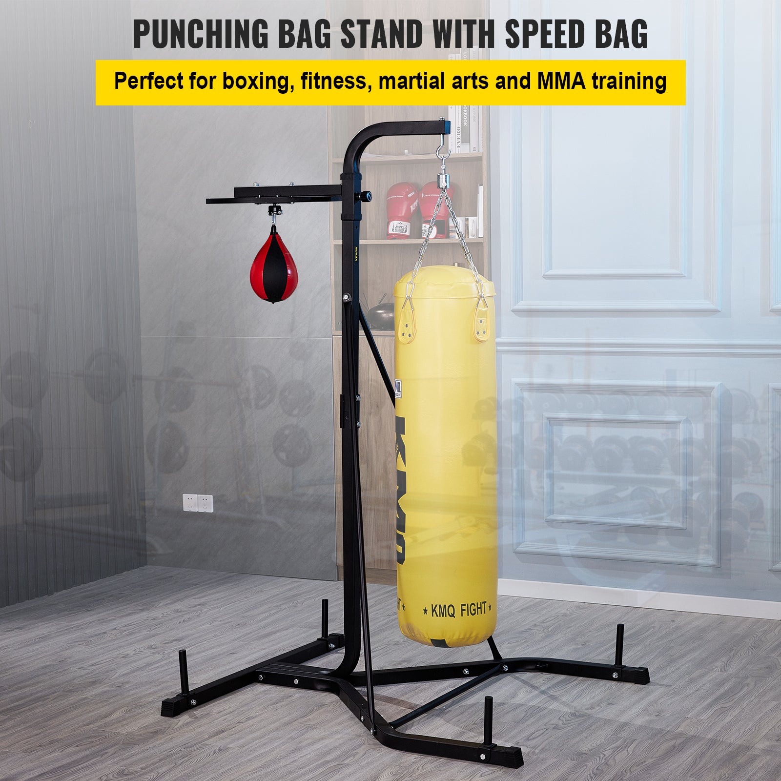 Boxing Bag Stand, Foldable, Heavy Bag Stand