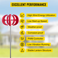 Vertical Axis Wind Turbine, 12V, Alternative Energy Generator