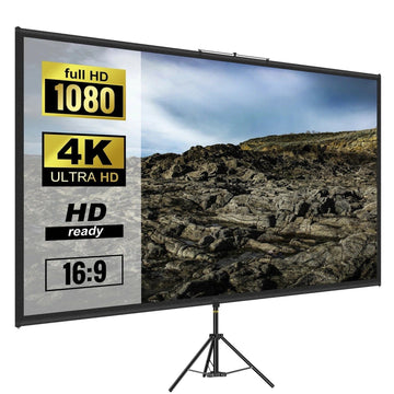 Projectiescherm, Statief, 80 Inch
